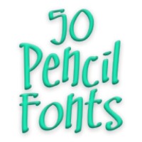Pencil Fonts 50